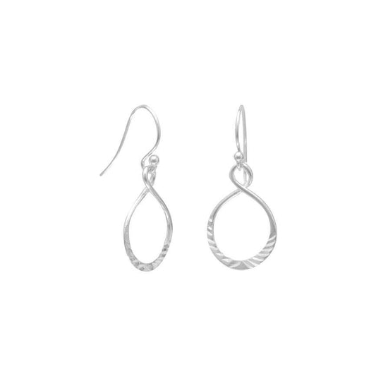 Diamond Cut Drop Earrings freeshipping - Higher Class Elegance