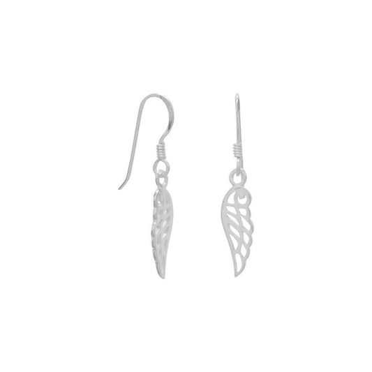 Polished Angel Wing Earrings freeshipping - Higher Class Elegance
