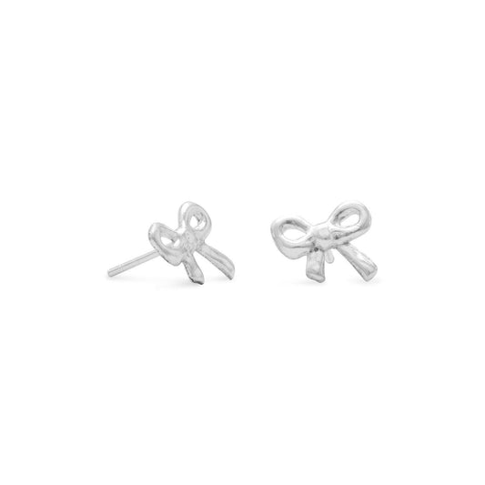 Polished Bow Earrings freeshipping - Higher Class Elegance