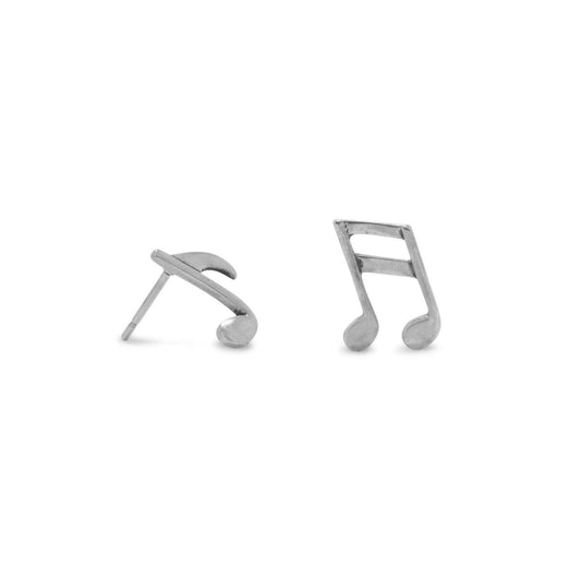 Oxidized Musical Notes Earrings freeshipping - Higher Class Elegance