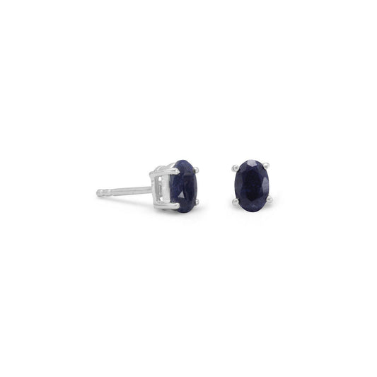 Faceted Oval Corundum Earrings freeshipping - Higher Class Elegance