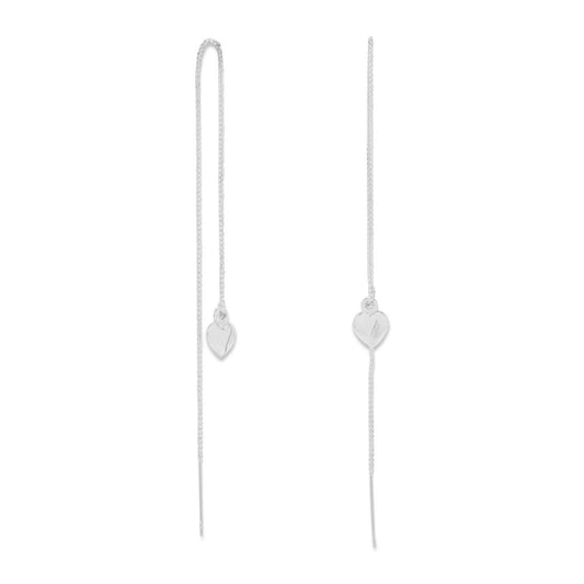Heart Threader Earrings freeshipping - Higher Class Elegance