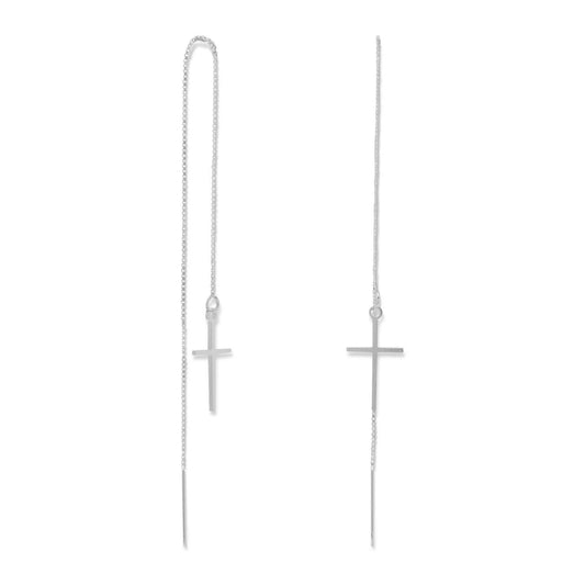Cross Threader Earrings freeshipping - Higher Class Elegance