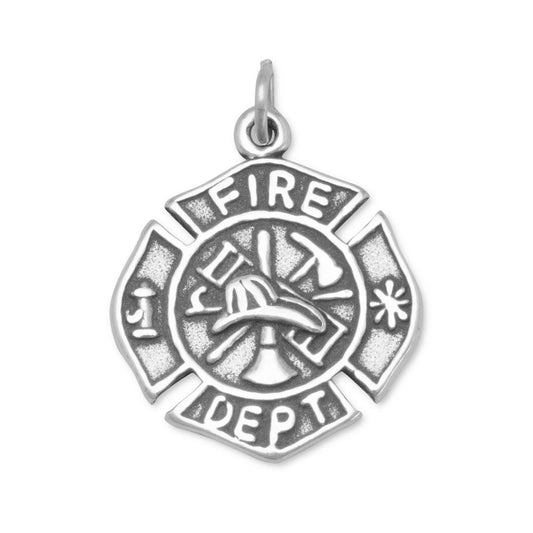 Firefighter Maltese Cross Charm freeshipping - Higher Class Elegance