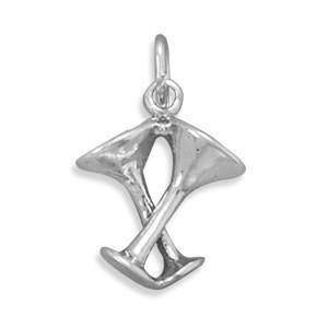 Crossed Wine Glasses Charm freeshipping - Higher Class Elegance