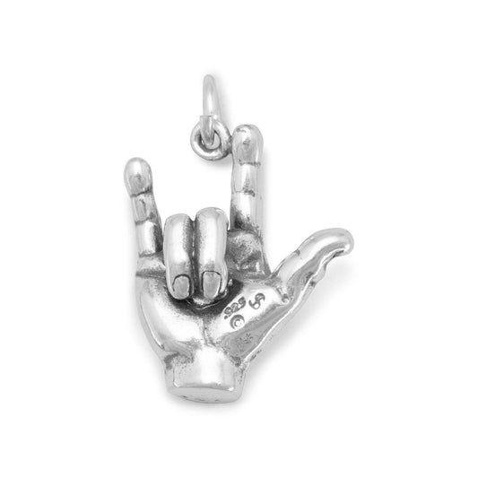 I Love You Hand Sign Charm freeshipping - Higher Class Elegance