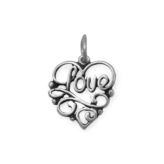 Love Heart Charm freeshipping - Higher Class Elegance
