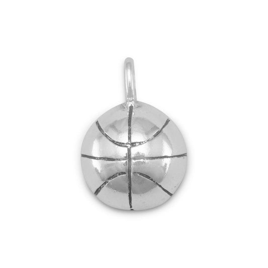 1/2 Round Basketball Charm freeshipping - Higher Class Elegance