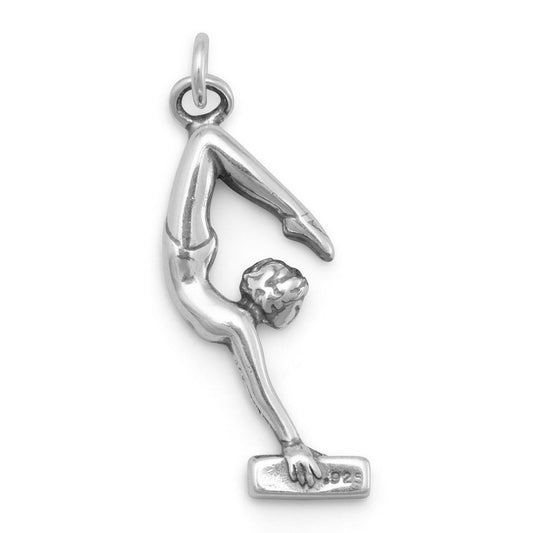 1" Girl Gymnastics Charm freeshipping - Higher Class Elegance