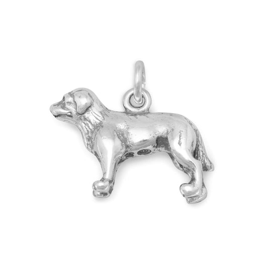 "Loving Labrador!" Standing Labrador Dog Charm freeshipping - Higher Class Elegance