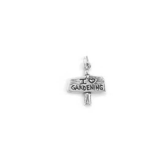 I Love Gardening Sign Charm freeshipping - Higher Class Elegance