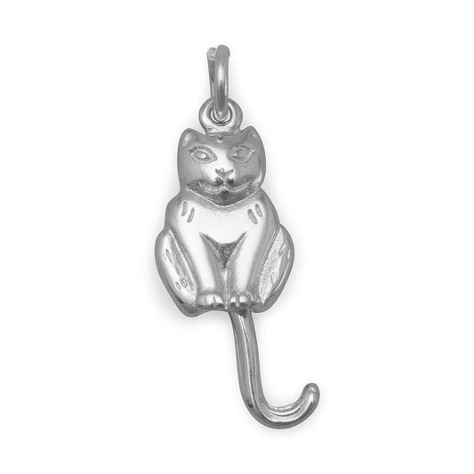 Cat with Movable Tail Charm freeshipping - Higher Class Elegance