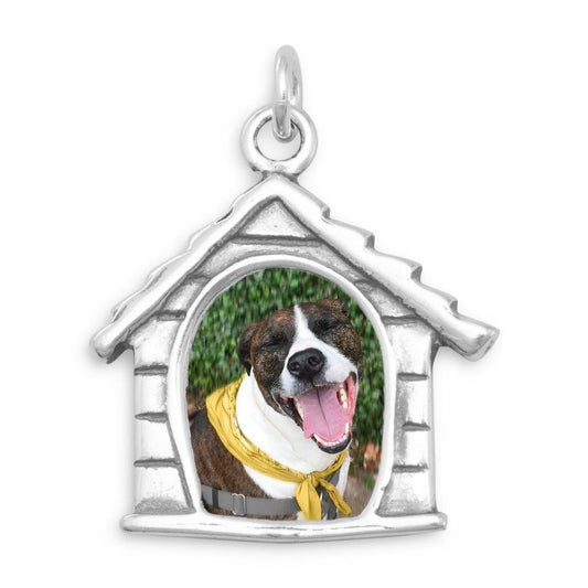 Dog House Picture Frame Charm freeshipping - Higher Class Elegance