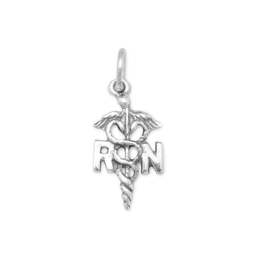 Registered Nurse Caduceus Charm freeshipping - Higher Class Elegance