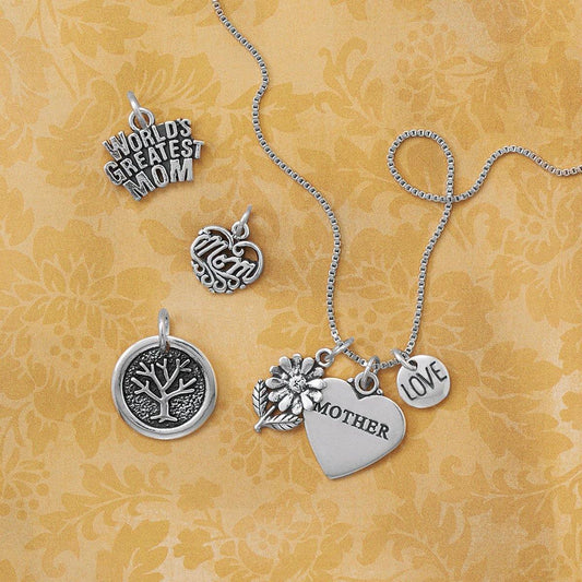 Mom Heart Charm freeshipping - Higher Class Elegance