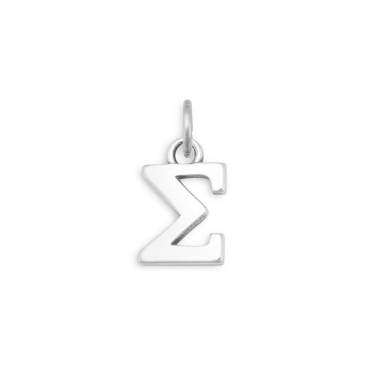 Greek Alphabet Letter Charm - Sigma freeshipping - Higher Class Elegance