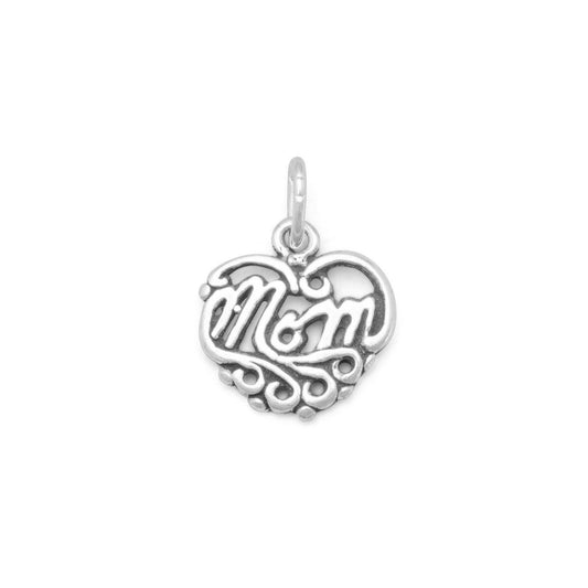 Mom Heart Charm freeshipping - Higher Class Elegance