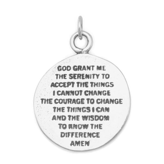 Reversible Charm with Praying Hands and Prayer freeshipping - Higher Class Elegance