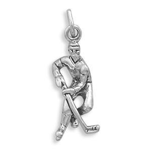 Hockey Player Charm freeshipping - Higher Class Elegance