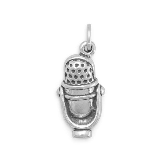 Vintage Style Microphone Charm freeshipping - Higher Class Elegance