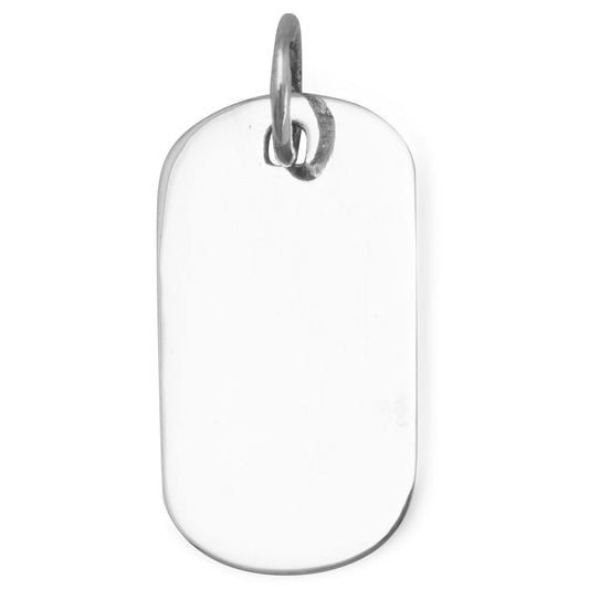 Engravable Tag Pendant freeshipping - Higher Class Elegance