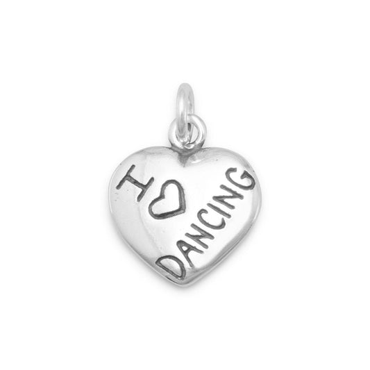 I Love DANCING Charm freeshipping - Higher Class Elegance