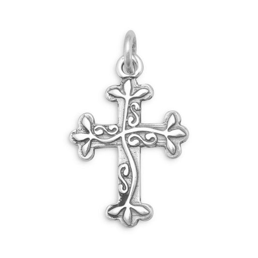 Oxidized Reversible Cross Charm freeshipping - Higher Class Elegance