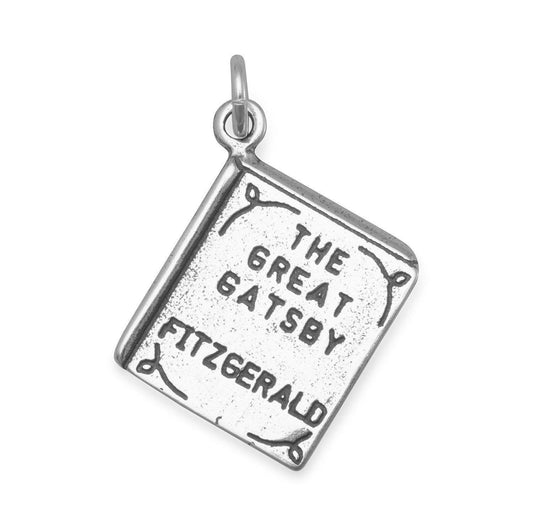 The Great Gatsby Book Charm freeshipping - Higher Class Elegance