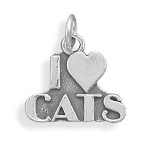 I Love Cats Charm freeshipping - Higher Class Elegance