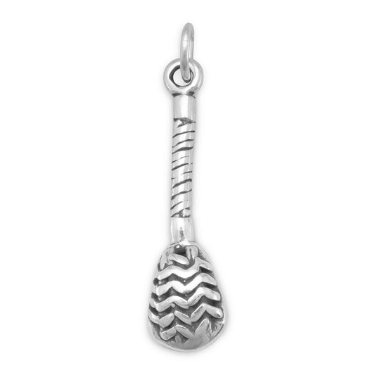 Oxidized Lacrosse Stick Charm freeshipping - Higher Class Elegance