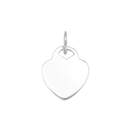 Engravable Heart Tag Pendant freeshipping - Higher Class Elegance