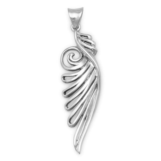 Ornate Angel Wing Pendant freeshipping - Higher Class Elegance