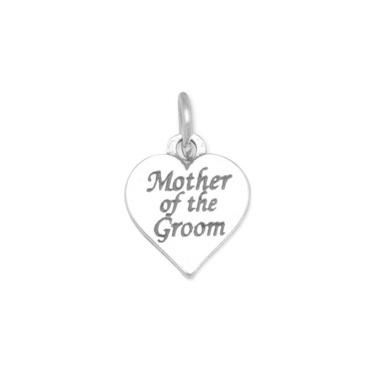 Oxidized Mother of the Groom Charm freeshipping - Higher Class Elegance