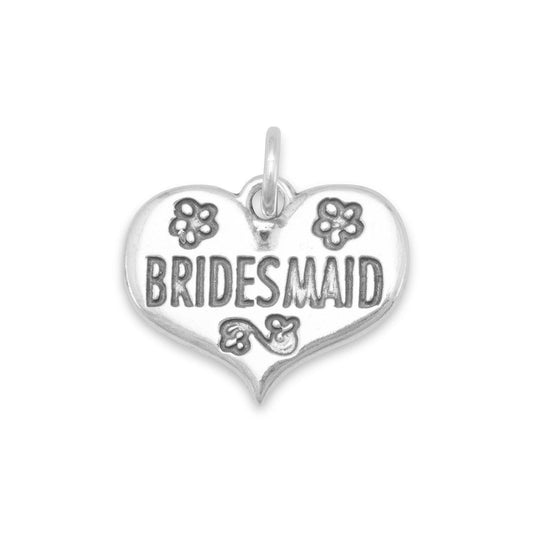 Oxidized Bridesmaid Charm freeshipping - Higher Class Elegance