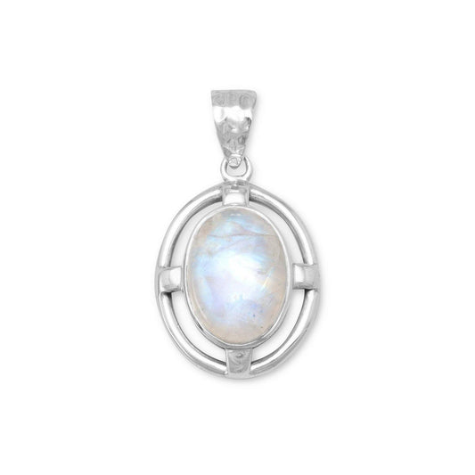 Rainbow Moonstone Pendant freeshipping - Higher Class Elegance