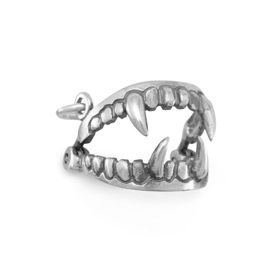 Oxidized Fangs Charm freeshipping - Higher Class Elegance
