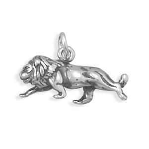 Oxidized Lion Charm freeshipping - Higher Class Elegance