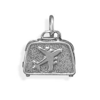 Oxidized Suitcase Charm freeshipping - Higher Class Elegance