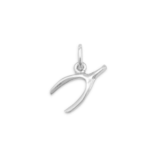 Oxidized Wishbone Charm freeshipping - Higher Class Elegance