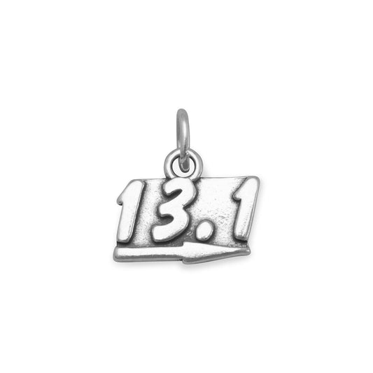 Oxidized "13.1" Charm freeshipping - Higher Class Elegance