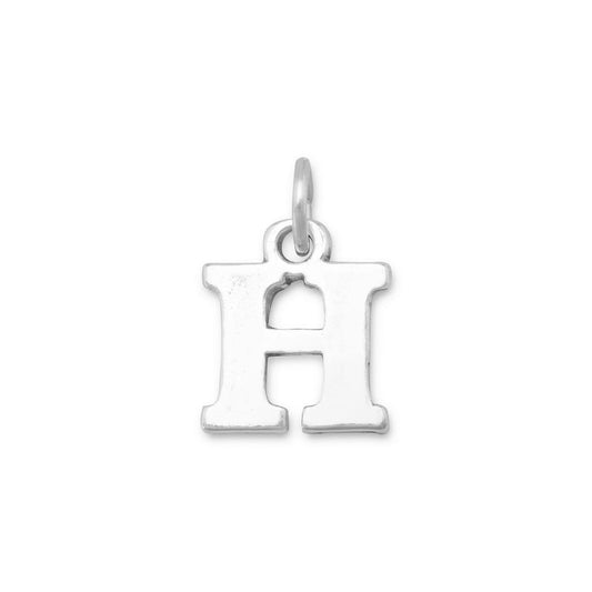 Oxidized "H" Charm freeshipping - Higher Class Elegance
