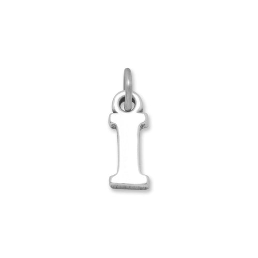 Oxidized "I" Charm freeshipping - Higher Class Elegance