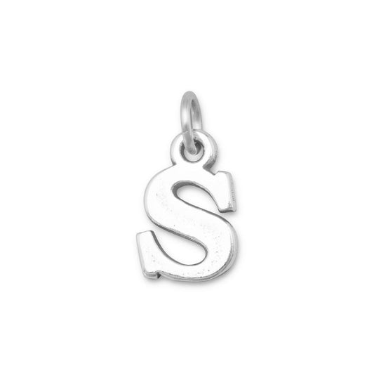 Oxidized "S" Charm freeshipping - Higher Class Elegance