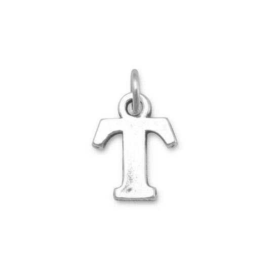 Oxidized "T" Charm freeshipping - Higher Class Elegance