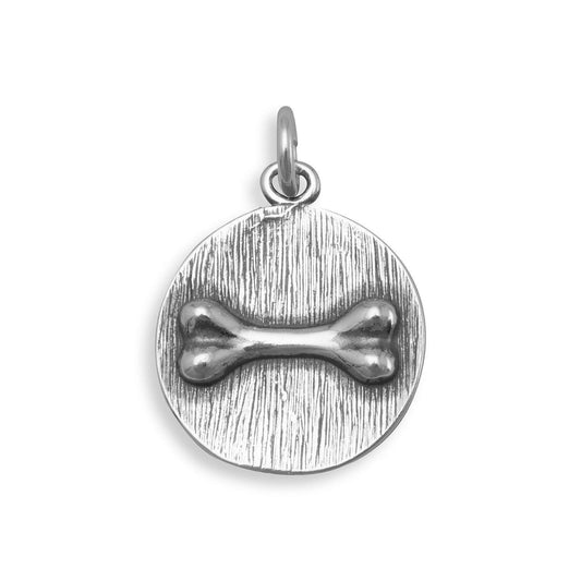 Oxidized Charm with Dog Bone Design freeshipping - Higher Class Elegance