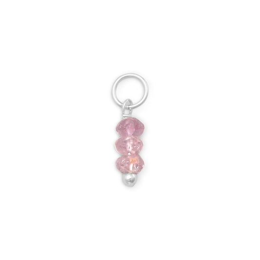 Tourmaline Charm - October Birthstone freeshipping - Higher Class Elegance
