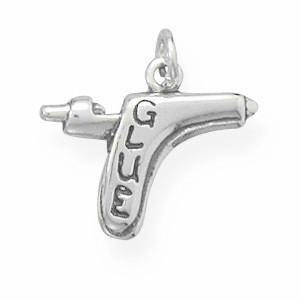 Oxidized Glue Gun Charm freeshipping - Higher Class Elegance