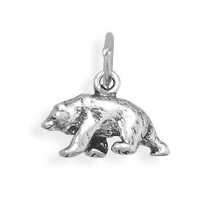 Oxidized Bear Charm freeshipping - Higher Class Elegance
