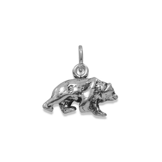 Oxidized Bear Charm freeshipping - Higher Class Elegance