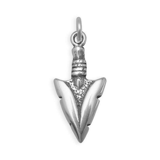 Oxidized Arrowhead Charm freeshipping - Higher Class Elegance